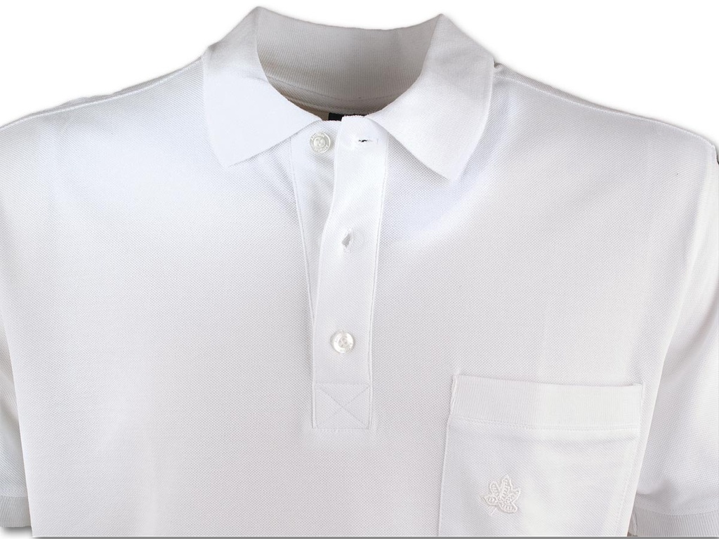 Ahorn Poloshirt mit Brusttasche Übergröße