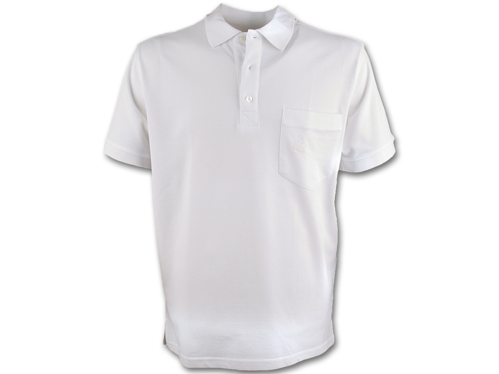 [317-390-0076-L] Ahorn Poloshirt mit Brusttasche Übergröße (L)