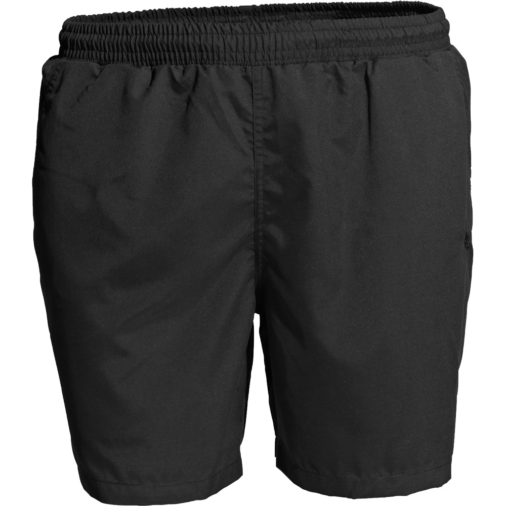 [172-820-0077-S] Ahorn Fitness-Shorts Microfaser Übergröße (S, 0077 black)